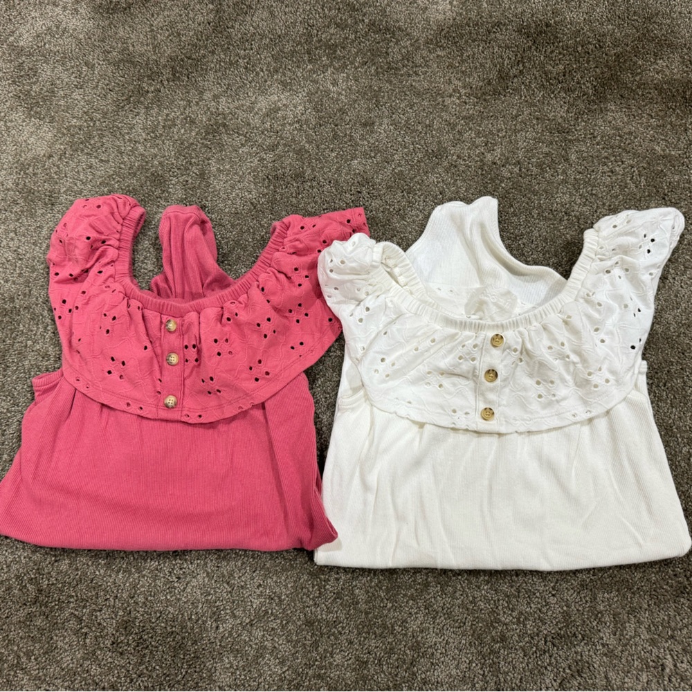 Two Abercrombie kids bodysuits — size 13/14 - excellent condition!
